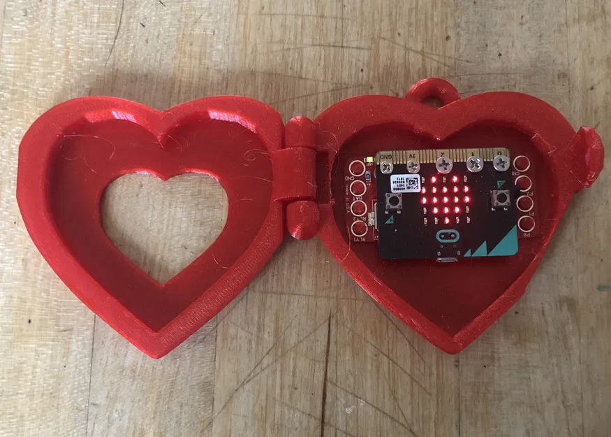 Mặt dây chuyền Hình Trái Tim cho micro:bit - Image 2