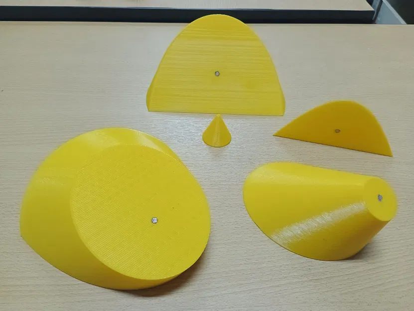 Mô Hình Mặt Cắt Nón - Image 1