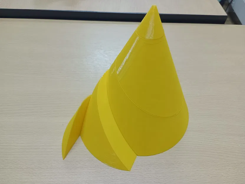 Mô Hình Mặt Cắt Nón - Image 4