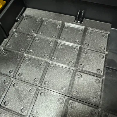 Khung Gridfinity 2 ngăn Tstak có khe cắt