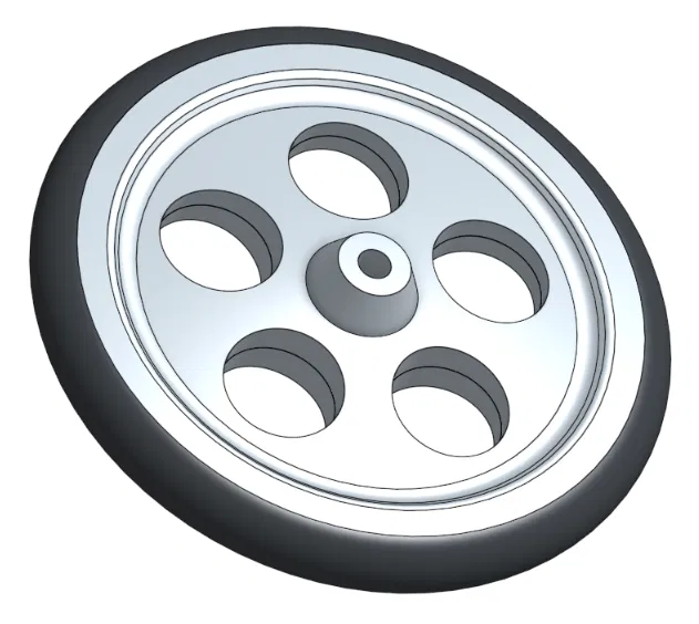 Bánh Xe Càng Đáp Máy Bay RC - Image 1