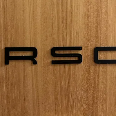 Trang trí tường logo Porsche dạng bóng