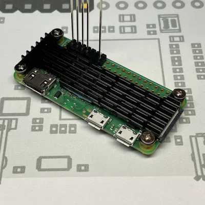 Giá đỡ Raspberry Pi Zero 2 W + Heatsink cho Prusa i3 MK3S Prusa Link