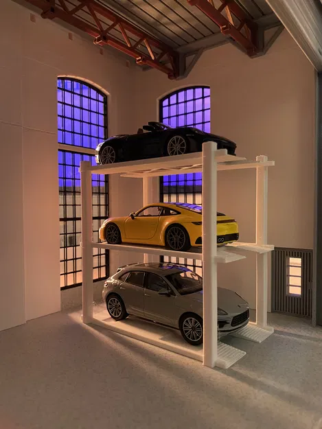 Kệ trưng bày xe mô hình die cast nhiều tầng tỉ lệ 1:43 - Image 1