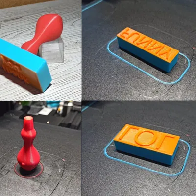 Con dấu đế rời (PLA+TPU)