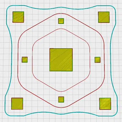 in thử (lớp 1 - bám dính - z-offset)