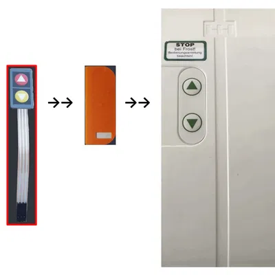 Phụ kiện nhét hộp điều khiển cửa cuốn - Rolladen Steuerbox Einsatz
