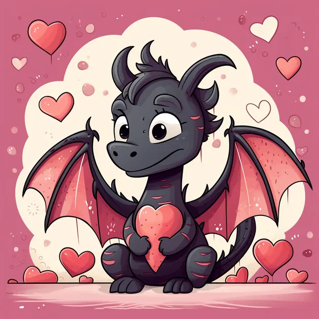 Mô hình Rồng Ngày Lễ Tình Nhân - Image 1