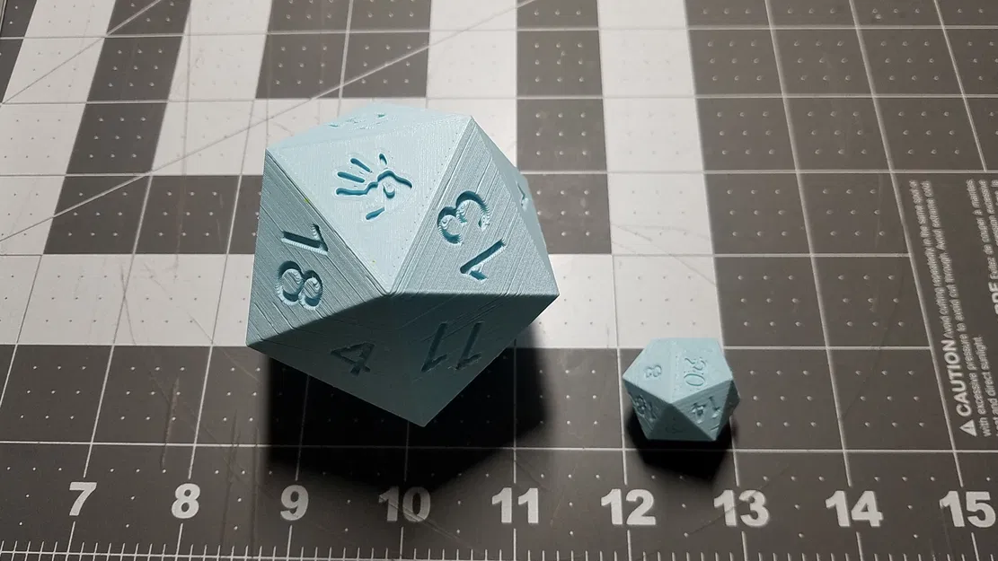 Con Xúc Xắc D20 Khổng Lồ Trang Trí Có Thể Lăn Được Cho Vui! - Image 2