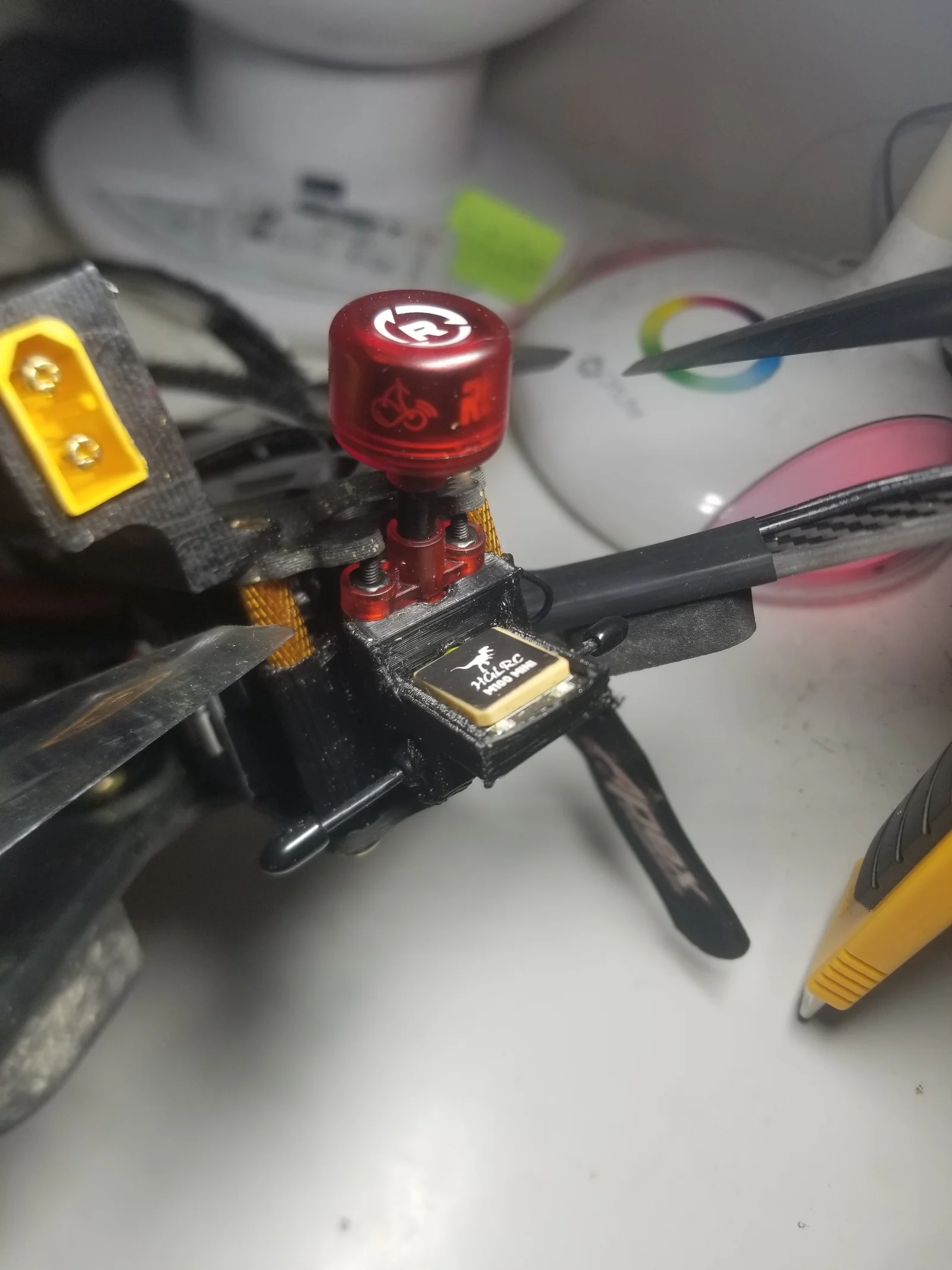Giá Đỡ Ăng-ten ELRS, VTX và GPS cho Khung HSKRC XL5/6/7/8/9… 1