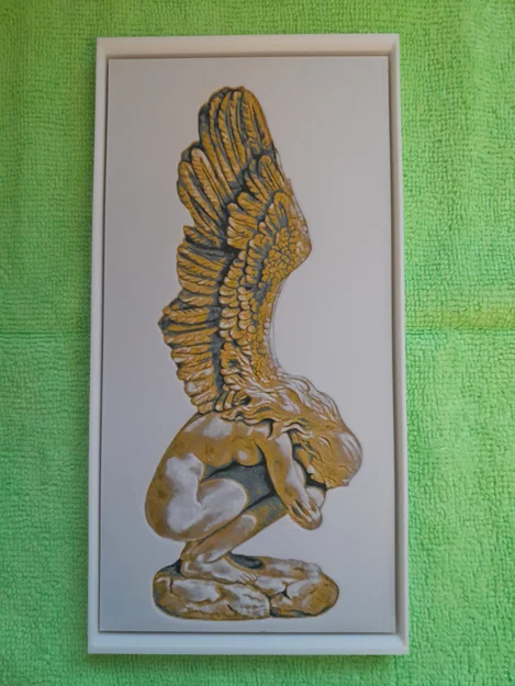 Thiên Thần Ngồi Kiết Già Hueforge - Dễ In - Image 3