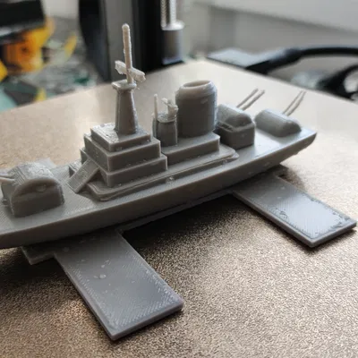 mô hình tàu chiến