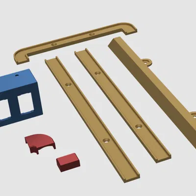 Kệ IKEA Lack - Giá đỡ đèn LED