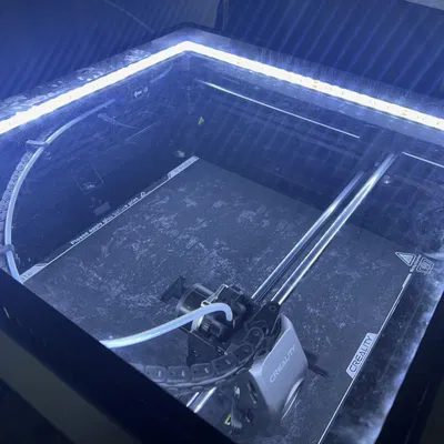 Bộ Nâng Nắp Creality K1 Max Có Rãnh Đèn LED