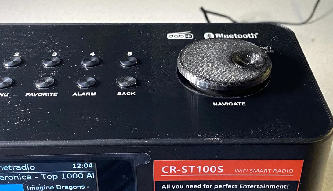 Núm xoay cho Radio WiFi Kenwood CR-ST100S (In-liền) - Image 1