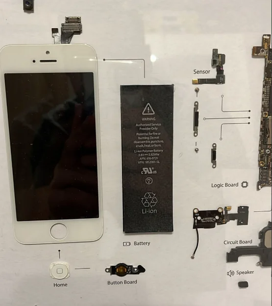 Mô Hình Pin iPhone 5 Giả Lập - Image 2