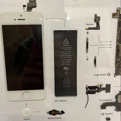 Mô Hình Pin iPhone 5 Giả Lập