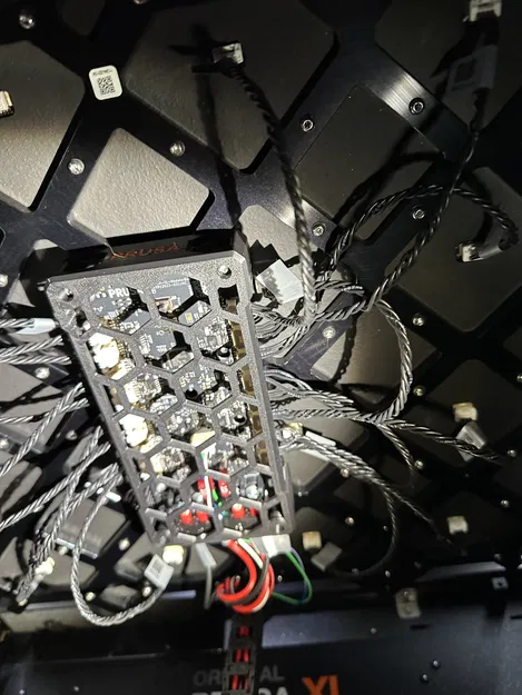 Ốp Bộ Điều Khiển Giường Nóng Hexagon cho Prusa XL Nguyên Bản - Image 2