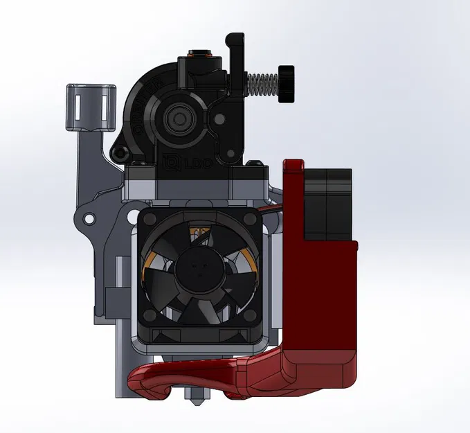 Ống Dẫn Quạt Tùy Chỉnh Đầu Máy Anycubic Kobra Go (Để Cộng Đồng Kiểm Tra) - Image 1