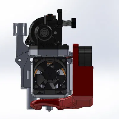 Ống Dẫn Quạt Tùy Chỉnh Đầu Máy Anycubic Kobra Go (Để Cộng Đồng Kiểm Tra)