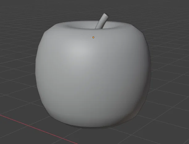 Mô Hình 3D Quả Táo - Image 1