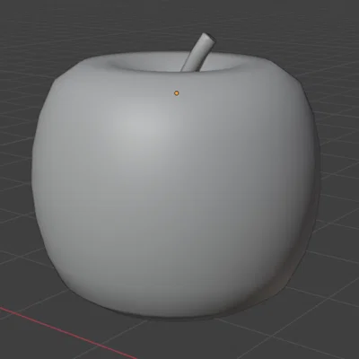 Mô Hình 3D Quả Táo