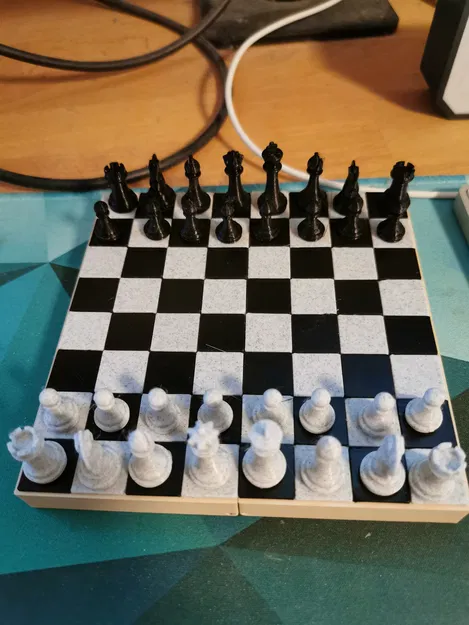 Bàn Cờ Vua Gấp Gọn Có Thể Tháo Rời - Image 5