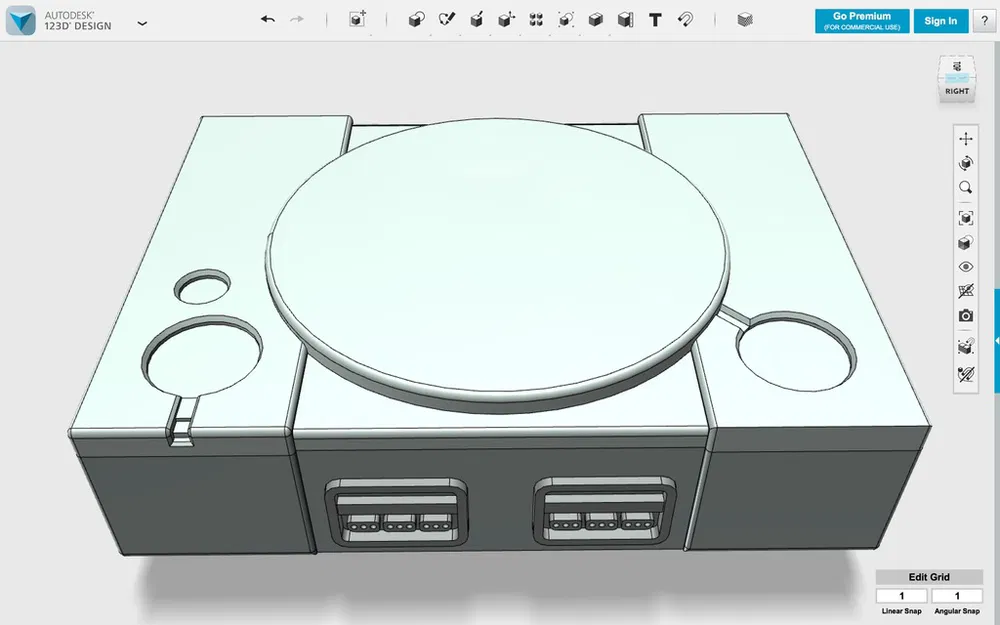 Vỏ Case Playstation Pi Tiny V5 Cho Raspberry Pi - Image 1