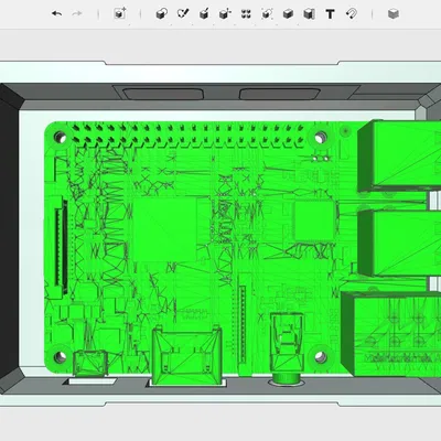 Vỏ Case Playstation Pi Tiny V5 Cho Raspberry Pi