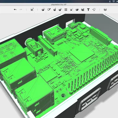 Playstation Tiny V6 - Vỏ Raspberry Pi độc đáo