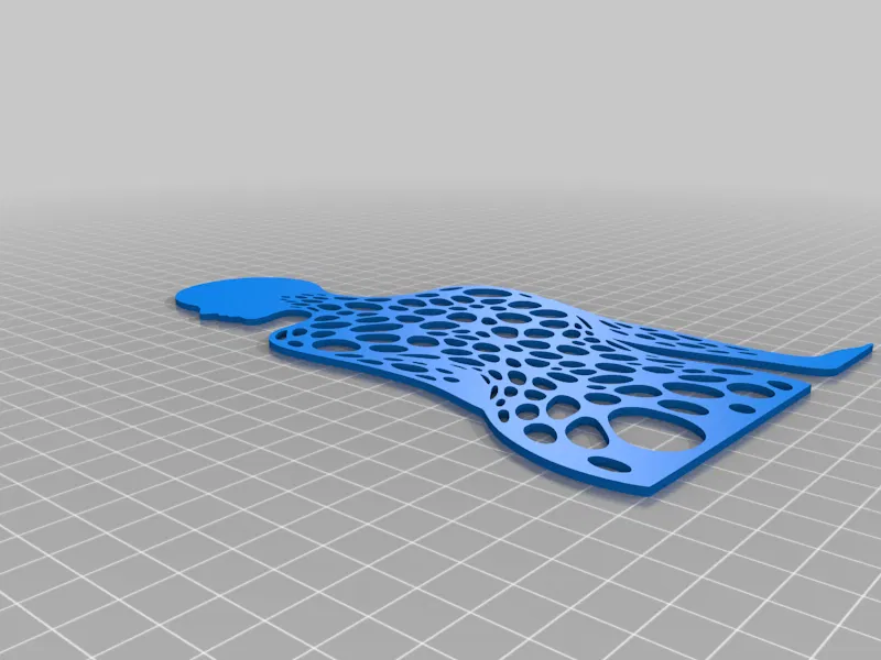 Trang trí tường Voronoi Hình người phụ nữ - Image 2