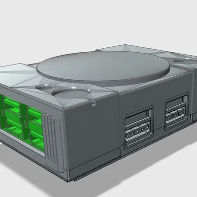 Playstation Pi Tiny v2.0 (Vỏ case Raspberry Pi 2 + 3)