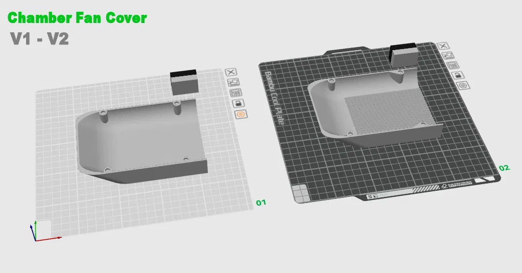 Chụp Quạt Buồng Máy Bambu Lab - Tương Thích AMS HUB - Image 5