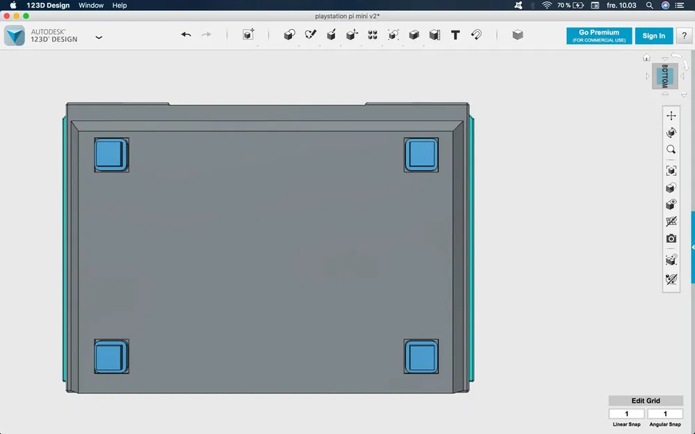 Vỏ Case Playstation Pi Mini V.2 (Cho Raspberry Pi 2 + 3) - Image 3