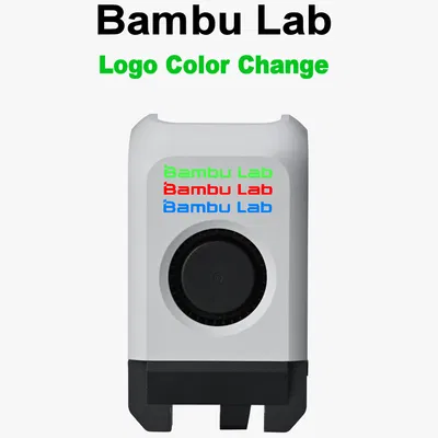 Ốp Quạt Bambu Lab - Thay Đổi Màu Logo - Dùng Cho Filament In Màu Toàn Diện