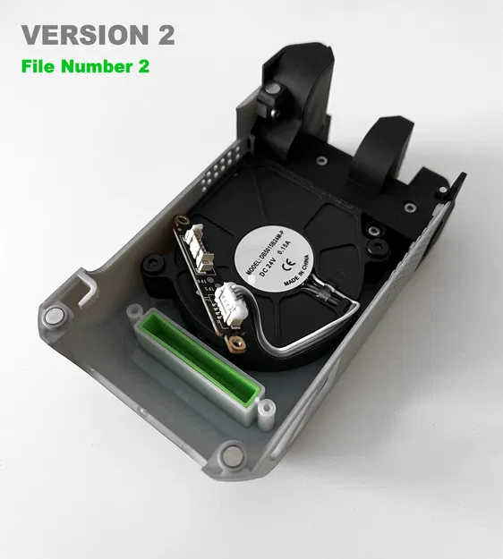 Ốp Quạt Bambu Lab - Thay Đổi Màu Logo - Dùng Cho Filament In Màu Toàn Diện - Image 3