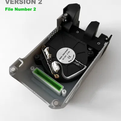 Ốp Quạt Bambu Lab - Thay Đổi Màu Logo - Dùng Cho Filament In Màu Toàn Diện