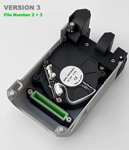 Ốp Quạt Bambu Lab - Thay Đổi Màu Logo - Dùng Cho Filament In Màu Toàn Diện - Image 4