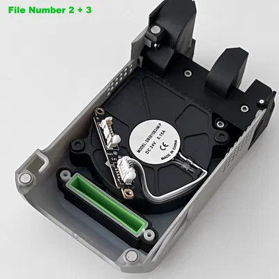 Ốp Quạt Bambu Lab - Thay Đổi Màu Logo - Dùng Cho Filament In Màu Toàn Diện