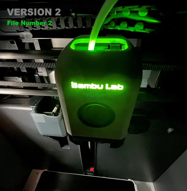 Ốp Quạt Bambu Lab - Thay Đổi Màu Logo - Dùng Cho Filament In Màu Toàn Diện - Image 8