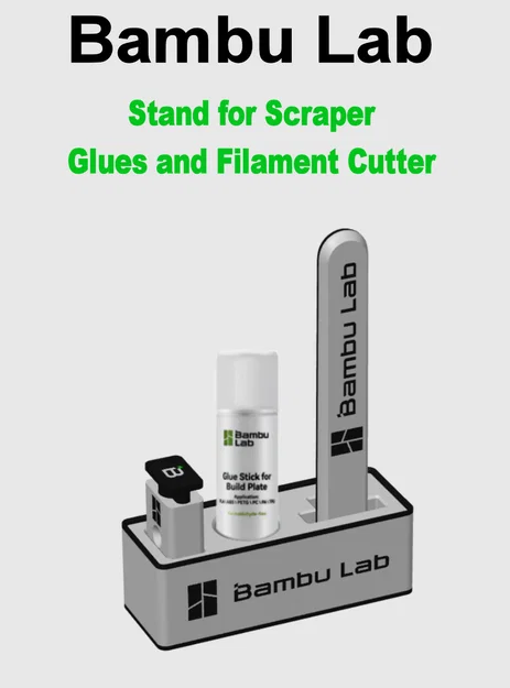 Bambu Lab - Đế Đựng Dao Cạo - Keo Dạng Thỏi & Lỏng - Dao Cắt Filament - 3 Phiên Bản - Image 8
