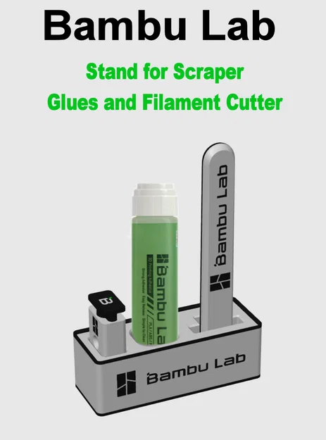Bambu Lab - Đế Đựng Dao Cạo - Keo Dạng Thỏi & Lỏng - Dao Cắt Filament - 3 Phiên Bản - Image 10