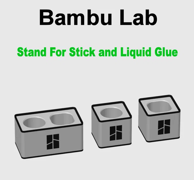 Bambu Lab - Đế Đựng Keo Dạng Thỏi & Nước - 3 Phiên Bản - Image 1
