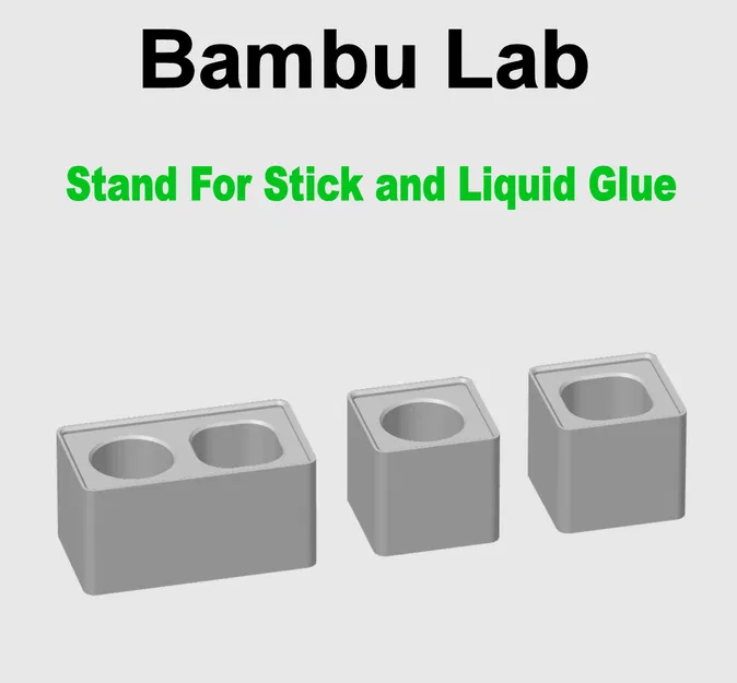 Bambu Lab - Đế Đựng Keo Dạng Thỏi & Nước - 3 Phiên Bản - Image 4