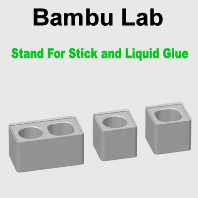 Bambu Lab - Đế Đựng Keo Dạng Thỏi & Nước - 3 Phiên Bản