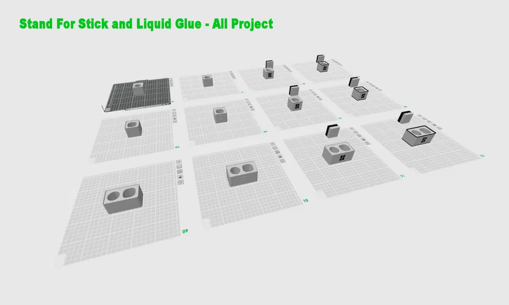 Bambu Lab - Đế Đựng Keo Dạng Thỏi & Nước - 3 Phiên Bản - Image 7