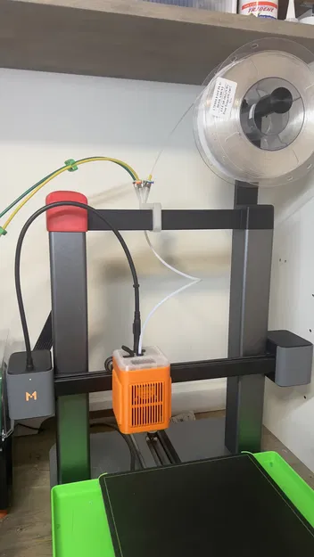 Bộ Dẫn Dây Filament Sau Cho Ankermake M5C Có Bộ Chia 4 Ra 1 - Image 5