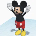 Mô hình 3D Chú Chuột Mickey Phiên Bản Steamboat Willie - Thumbnail 1