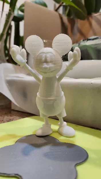 Mô hình 3D Chú Chuột Mickey Phiên Bản Steamboat Willie - Image 3