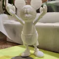 Mô hình 3D Chú Chuột Mickey Phiên Bản Steamboat Willie - Thumbnail 3